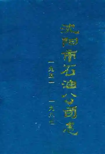 沈阳市石油公司志一九五一——一九八七