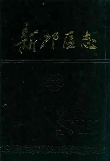 《新邱区志》封面