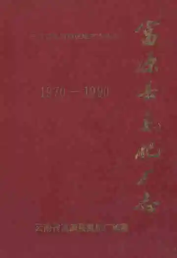 富源县氮肥厂志(1970-1990)