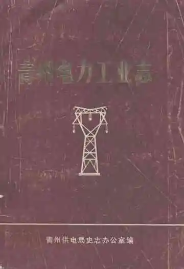 《青州电力工业志》