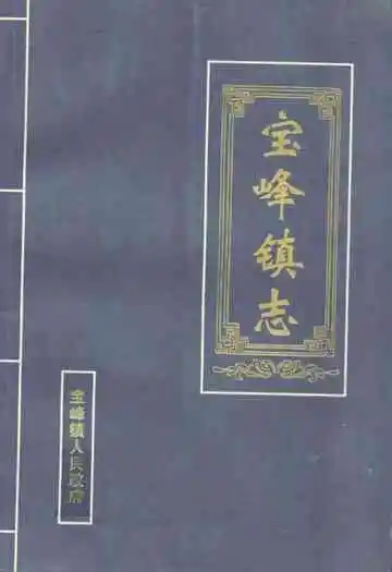 宝峰镇志(1900-2001)