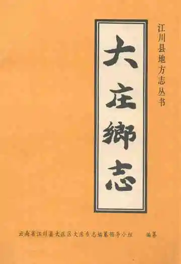 《大庄乡志》