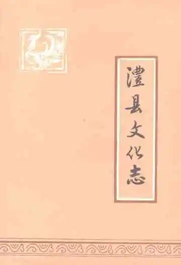 《《澧县文化志》》封面