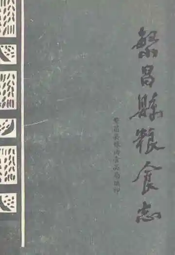 《《繁昌县粮食志》》封面