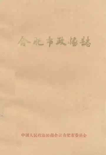 合肥市政协志