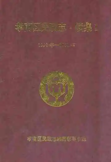 孝南区民政志·续集1(1991-2001)