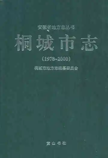桐城市志(1978~2000)