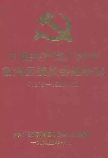 中国共产党广州市荔湾区委员会组织志(1919-1993.12)