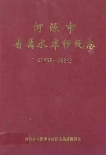 河源市省属水库移民志(1958-2008)