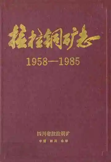 拉拉铜矿志(1958-1985)