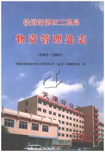 铁道部第四工程局物资管理处志1961-2001