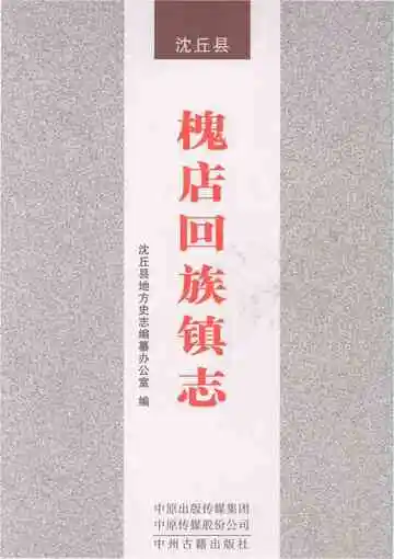 沈丘县槐店回族镇志