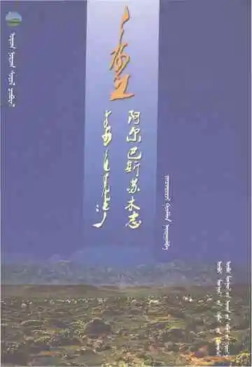 《阿尔巴斯苏木志（蒙汉文）》封面