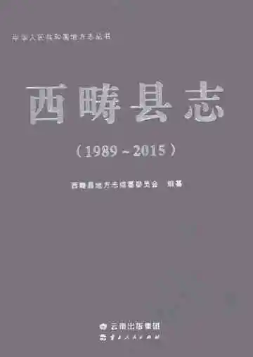 《西畴县志 1989-2015》封面