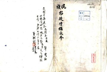《甘肃通志稿民族志（民国）1》封面