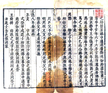 皇明常熟文献志（万历）